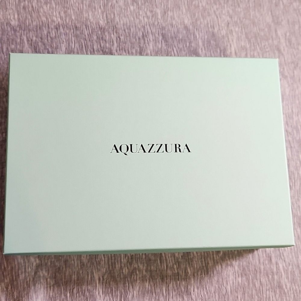 Aquazzura brand new yes Darling Sandal. 95mm heel. Color Silver size 38.5
